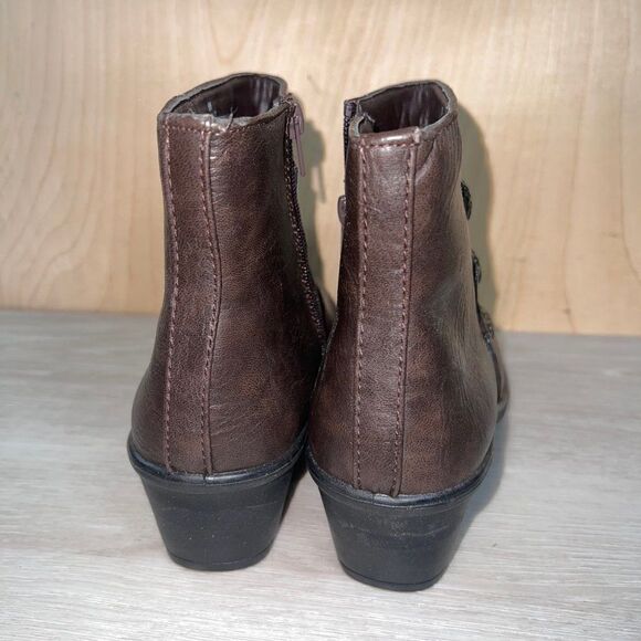 Easy Street Arlene Wave Comfort Ankle Boots Brown Women's 6 UK 4 EURO 36 - Picture 4 of 9